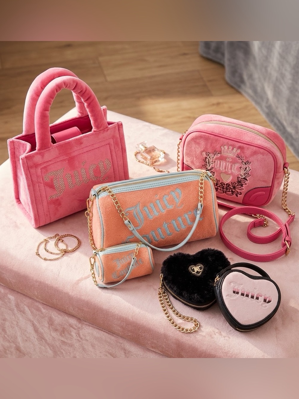 Juicy Couture Lot of Handbags and Wristlets
